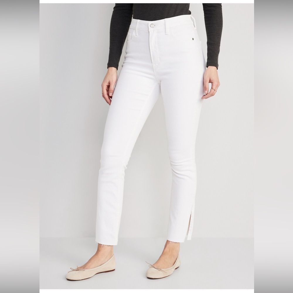 Old Navy Rockstar Super Skinny Jean with Open Hem